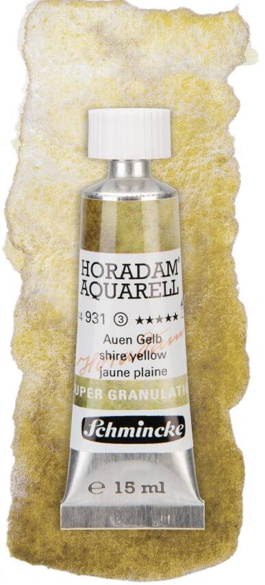 Schmincke Horadam Supergranulation Watercolor 15 ml 931 Shire Yellow - 1