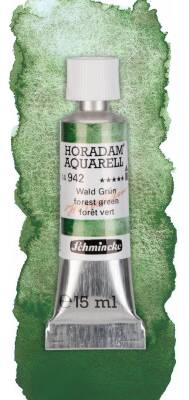 Schmincke Horadam Supergranulation Watercolor 15 ml 942 Forest Green