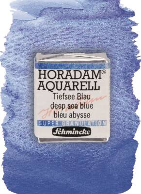 Schmincke Horadam Supergranulation Watercolor Deep Sea Blue 1/2 Tab.