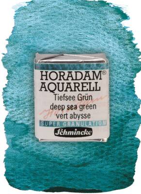 Schmincke Horadam Supergranulation Watercolor Deep Sea Green 1/2 Tab.