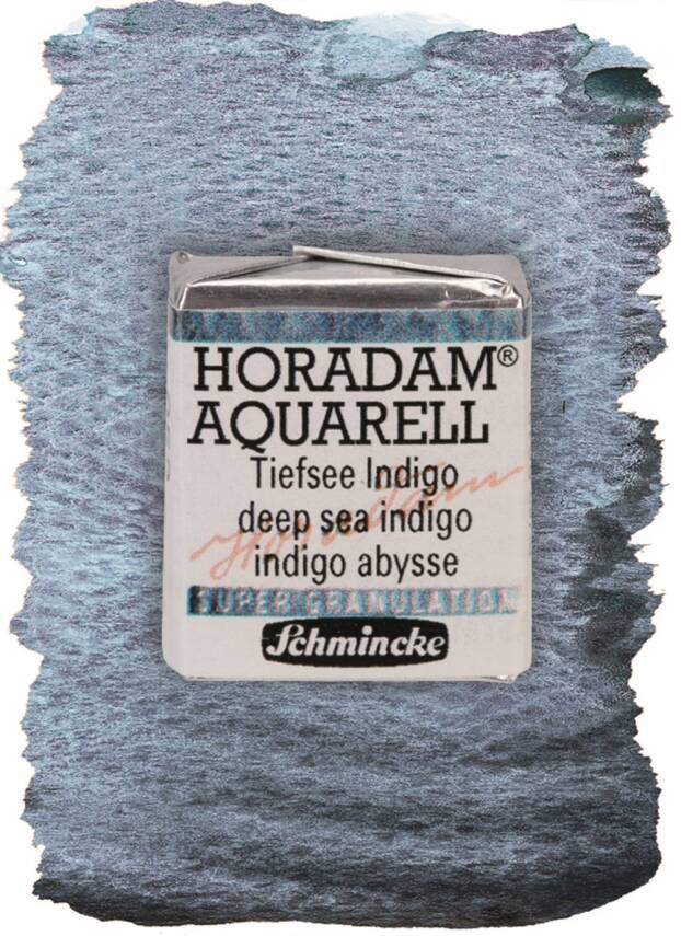 Schmincke Horadam Supergranulation Watercolor Deep Sea Indigo 1/2 Tab. - 1