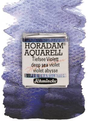 Schmincke Horadam Supergranulation Watercolor Deep Sea Violet 1/2 Tab.