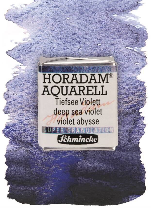 Schmincke Horadam Supergranulation Watercolor Deep Sea Violet 1/2 Tab. - 1