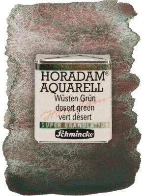 Schmincke Horadam Supergranulation Watercolor Desert Green 1/2 Tab.
