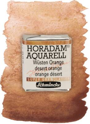 Schmincke Horadam Supergranulation Watercolor Desert Orange 1/2 Tab.