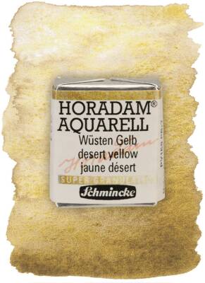 Schmincke Horadam Supergranulation Watercolor Desert Yellow 1/2 Tab.