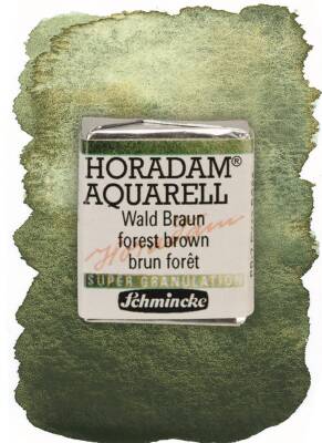 Schmincke Horadam Supergranulation Watercolor Forest Brown 1/2 Tab.