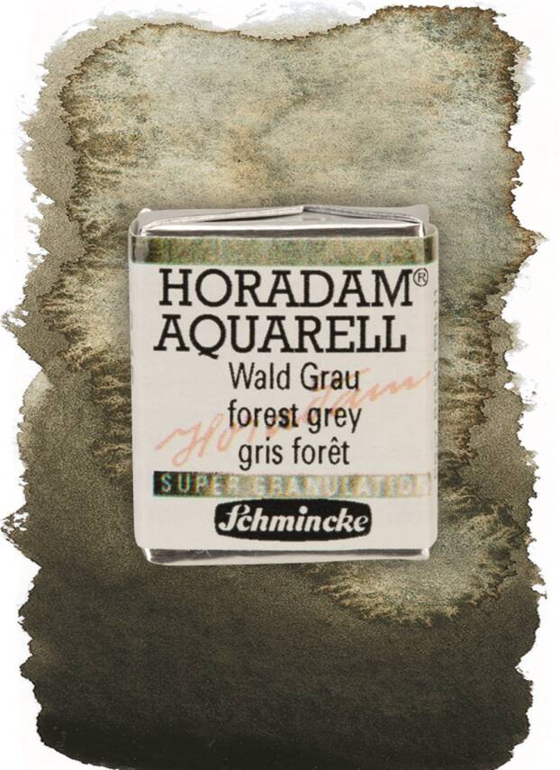 Schmincke Horadam Supergranulation Watercolor Forest Gray 1/2 Tab. - 1