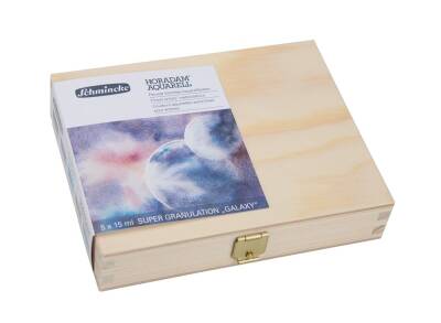 Schmincke Horadam Supergranulation Watercolor Galaxy Set Wooden Box 5x15 ml - 1