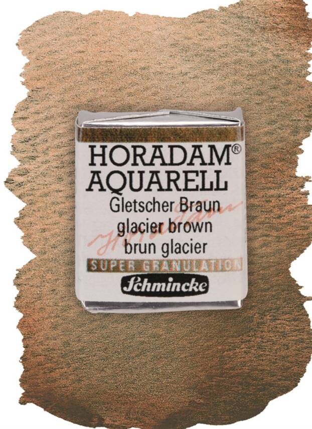 Schmincke Horadam Supergranulation Watercolor Glacier Brown 1/2 Tab. - 1