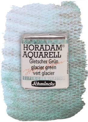 Schmincke Horadam Supergranulation Watercolor Glacier Green 1/2 Tab.