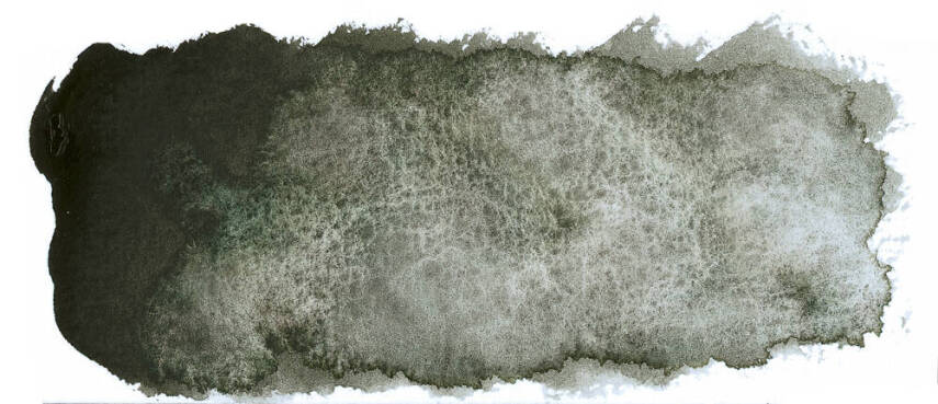 Schmincke Horadam Supergranulation Watercolor Haze Black 1/2 Tab. - 2