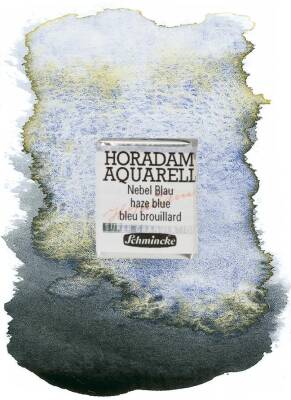 Schmincke Horadam Supergranulation Watercolor Haze Blue 1/2 Tab.