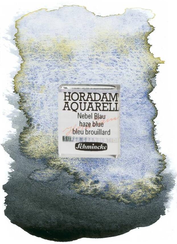 Schmincke Horadam Supergranulation Watercolor Haze Blue 1/2 Tab. - 1