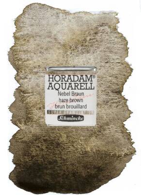 Schmincke Horadam Supergranulation Watercolor Haze Brown 1/2 Tab.