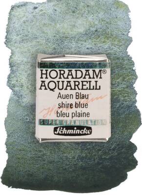 Schmincke Horadam Supergranulation Watercolor Shire Blue 1/2 Tab.