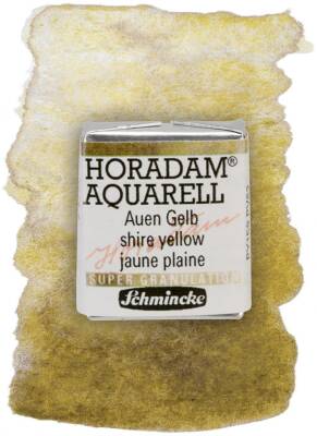 Schmincke Horadam Supergranulation Watercolor Shire Yellow 1/2 Tab.