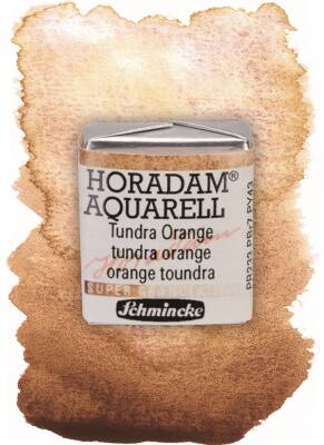 Schmincke Horadam Supergranulation Watercolor Tundra Orange 1/2 Tab.