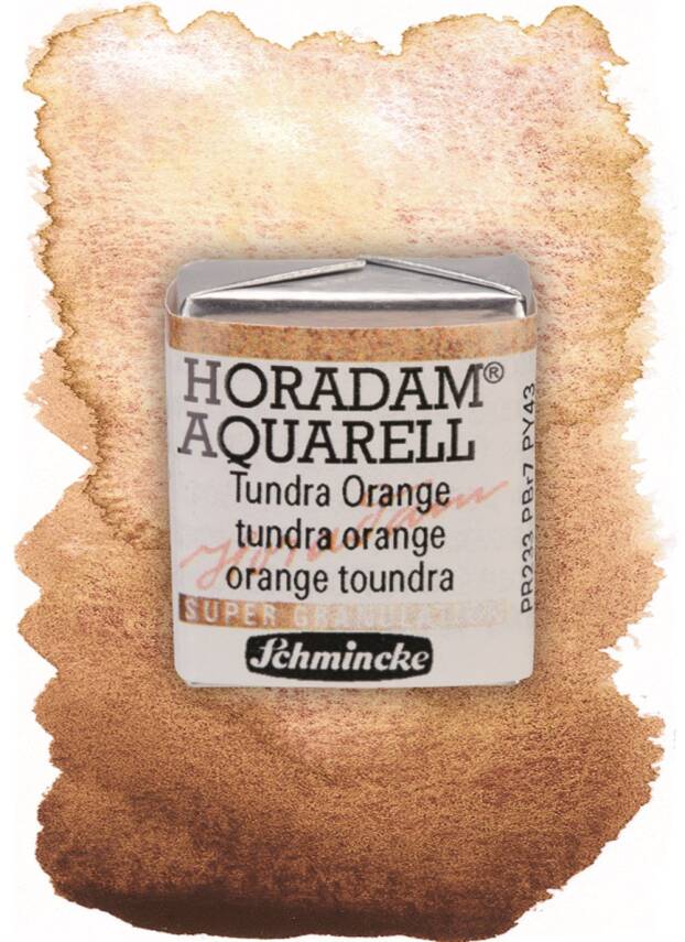 Schmincke Horadam Supergranulation Watercolor Tundra Orange 1/2 Tab. - 1