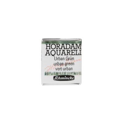 Schmincke Horadam Supergranulation Watercolor Urban Green 1/2 Tab.