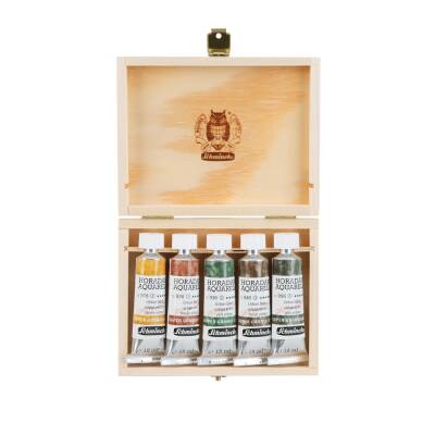 Schmincke Horadam Supergranulation Watercolor Urban Set Wooden Box 5x15 ml - 3