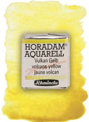 Schmincke Horadam Supergranulation Watercolor Volcano Yellow 1/2 Tab.