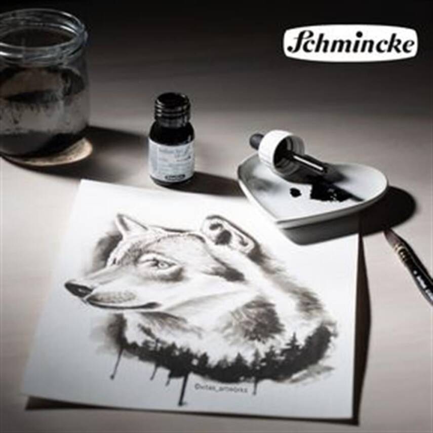 Schmincke Indian Ink 250 ml Black - 2