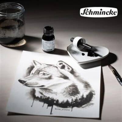 Schmincke Indian Ink 250 ml Black (1)