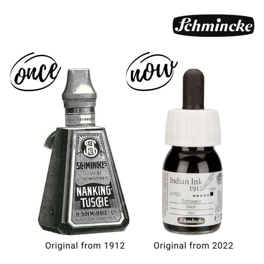 Schmincke Indian Ink 28 ml Black - 2