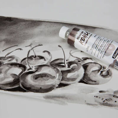 Schmincke Kohle Liquid Charcoal Liquid Charcoal Set 3 x 5 ml - 2