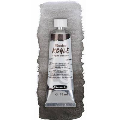 Schmincke Kohle Liquid Charcoal Sıvı Kömür Peach Stone Black (1)
