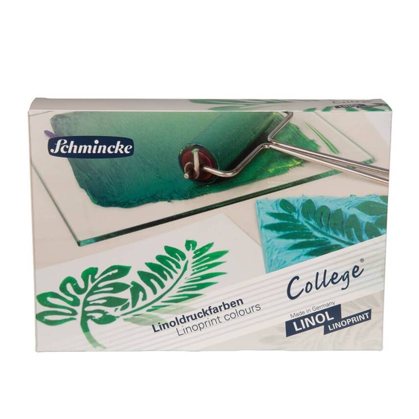Schmincke Linoleum Printing Ink Paint Set 5x75 ml - 1