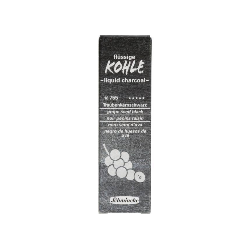 Schmincke Liquid Charcoal Grape Seed Black 15 ml - 3