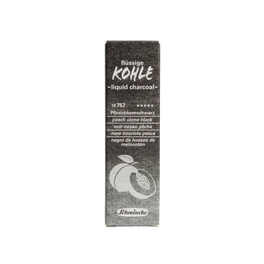 Schmincke Liquid Charcoal Peach Stone Black 15 ml - 3