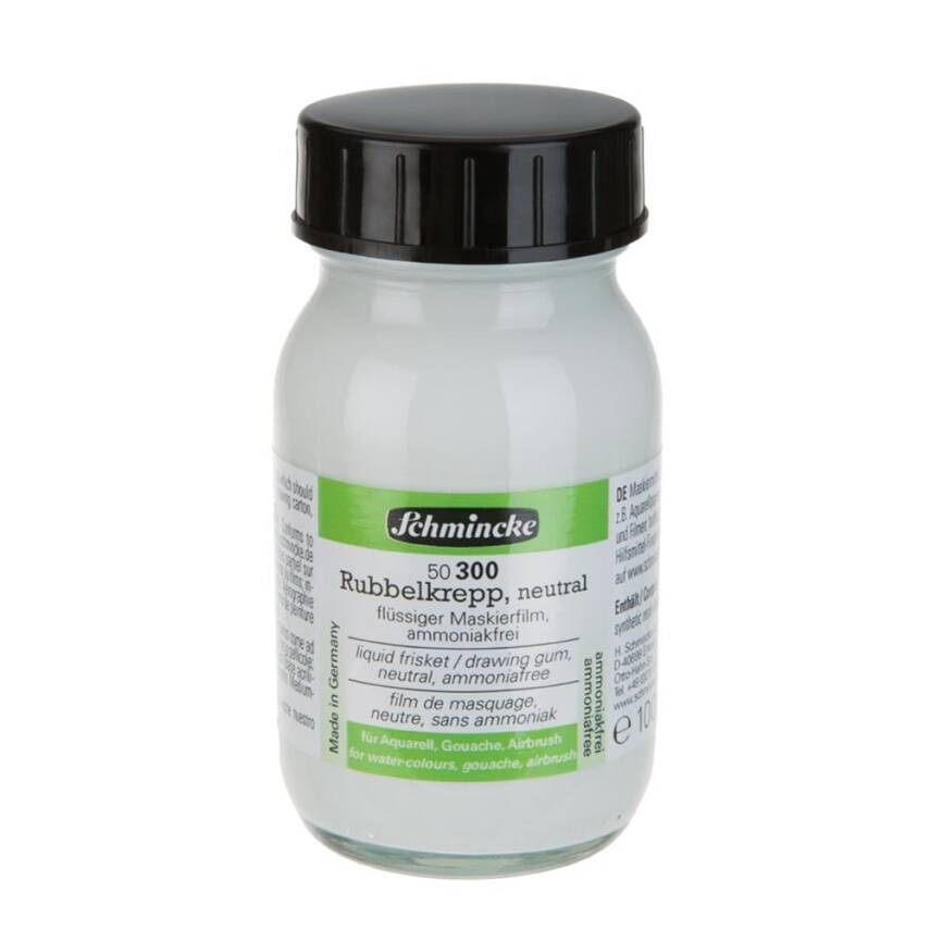 Schmincke Medium 300 Liquid Frisket Colorless Neutral Masking Fluid 100 ml - 1