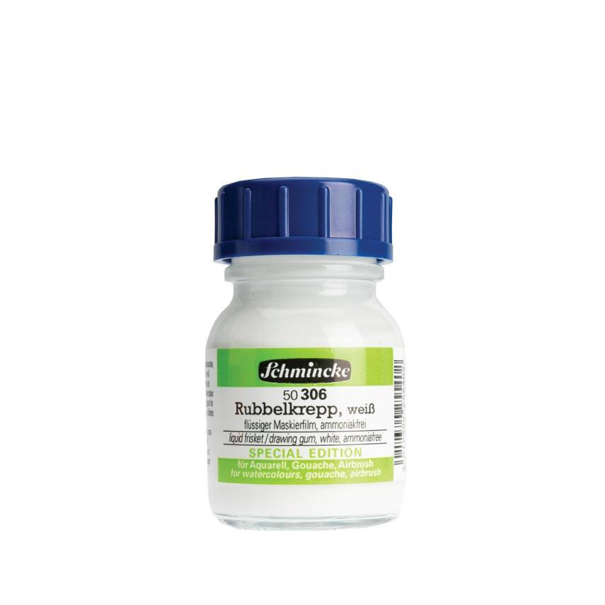 Schmincke Medium 306 Liquid Frisket Opak Beyaz Maskeleme Sıvısı 20 ml - 1