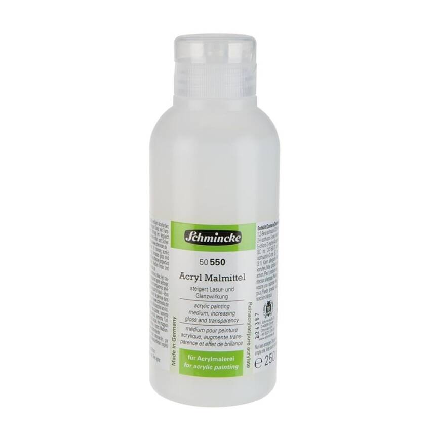 Schmincke Medium 550 Malmittel Akrilik Boyama Medyumu 250 ml - 1