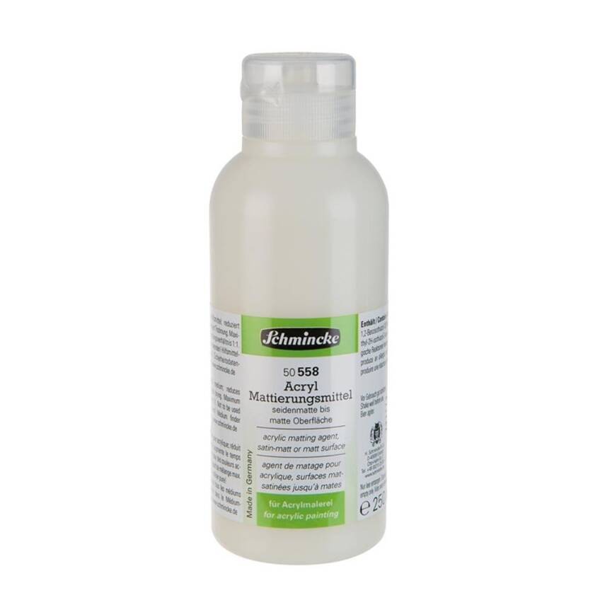 Schmincke Medium 558 Acrylic Matting Agent Acrylic Paint Mattifier 250 ml - 1