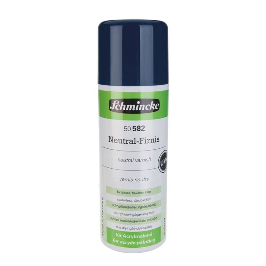 Schmincke Medium 582 Neutral Varnish Uv Korumalı Nötr Sprey Vernik 300 ml - 1