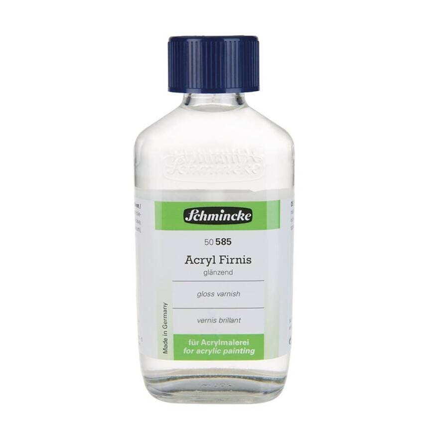 Schmincke Medium 585 Acrylic Varnish Parlak Akrilik Verniği 200 ml - 1