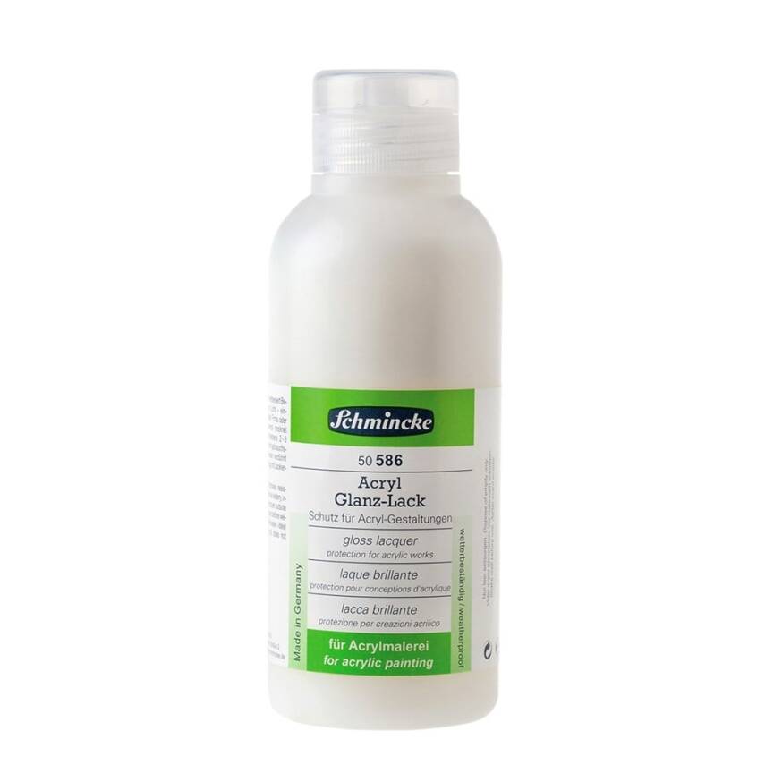 Schmincke Medium 586 Gloss Lacquer Shiny Lacquer Varnish 250 ml - 1