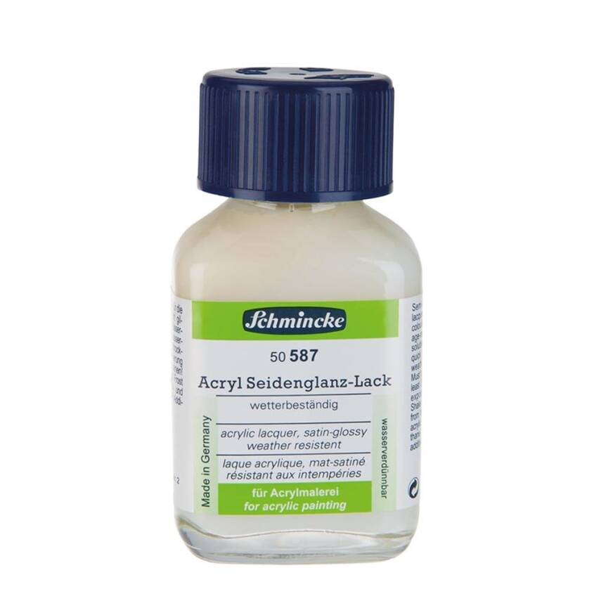 Schmincke Medium 587 Acrylic Lacquer Satin Acrylic Varnish 60 ml - 1