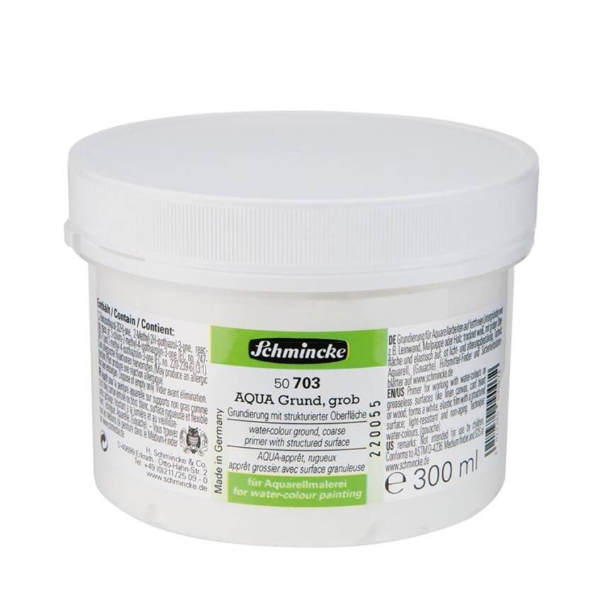 Schmincke Medium 703 Aqua Primer Coarse Kalın Astar 300 ml - 1