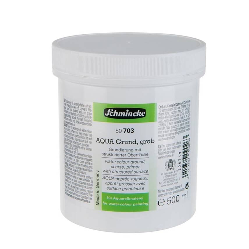 Schmincke Medium 703 Aqua Primer Coarse Kalın Astar 500 ml - 1