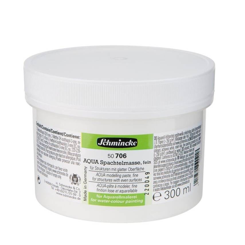 Schmincke Medium 706 Aqua Modelling Paste Fine İnce Astar 300 ml - 1