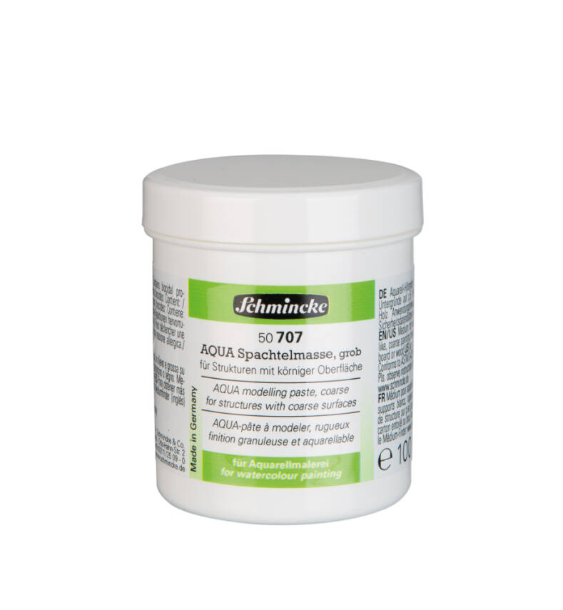 Schmincke Medium 707 Aqua Modelling Paste Coarse Kalın Astar 100 ml - 1