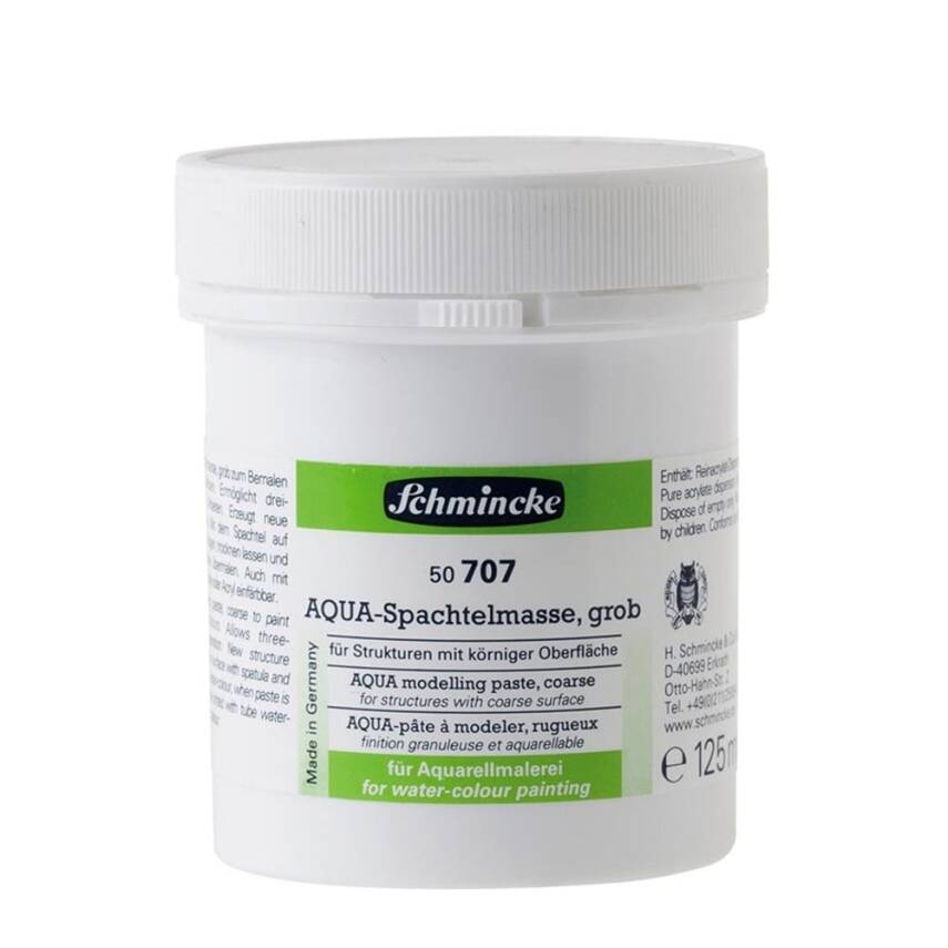 Schmincke Medium 707 Aqua Modelling Paste Coarse Kalın Astar 125 ml - 1