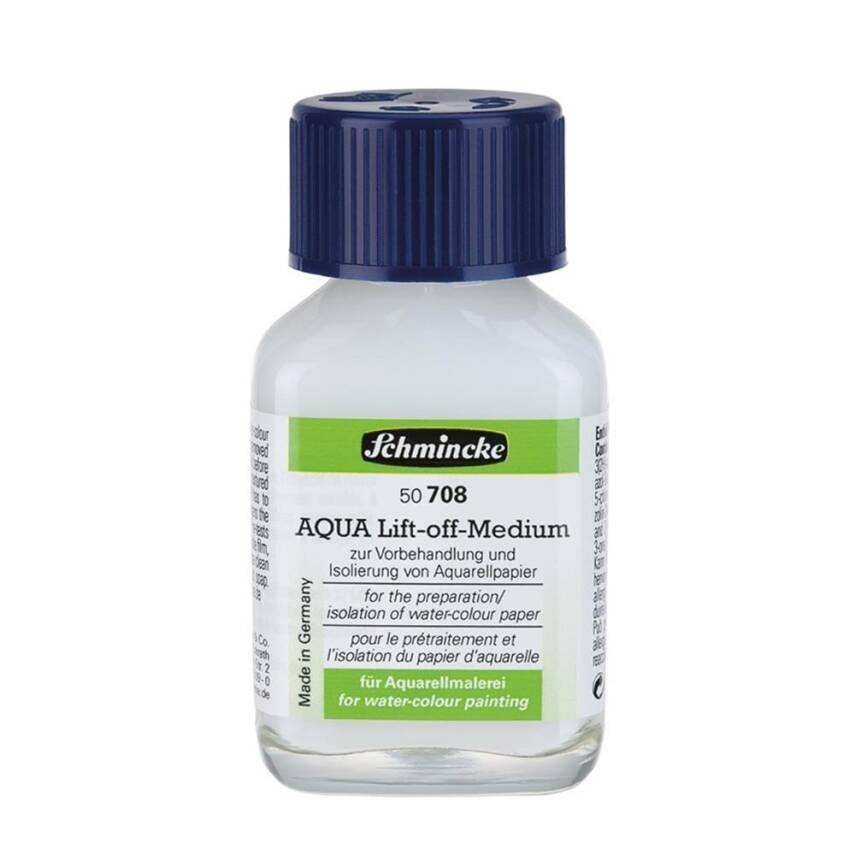 Schmincke Medium 708 Aqua Lift Off Sulu Boya Düzeltme Medyumu 60 ml - 1