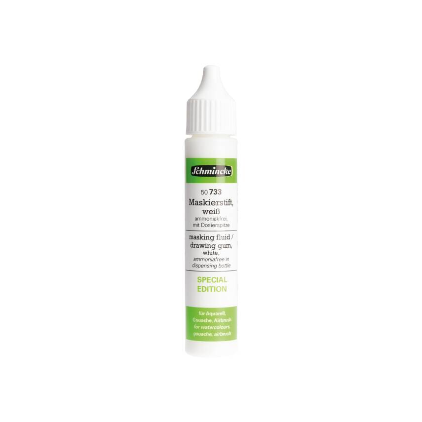 Schmincke Medium 733 Masking Fluid White 25 ml - 1