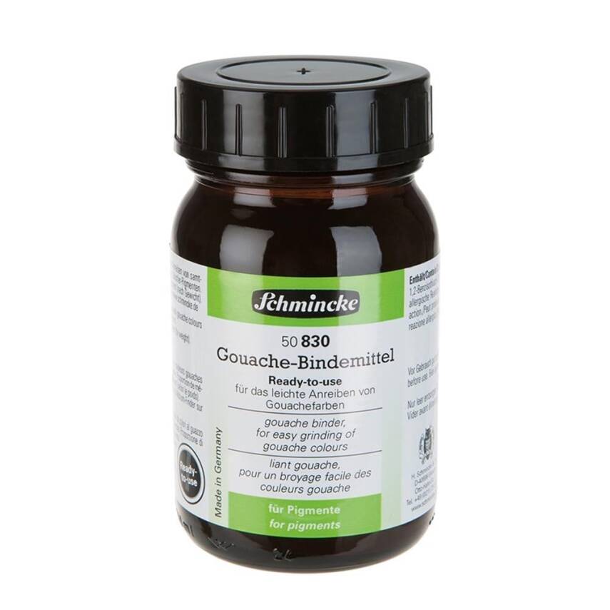 Schmincke Medium 830 Gouache Binder Gouache Binder Ready to Use 200 ml - 1
